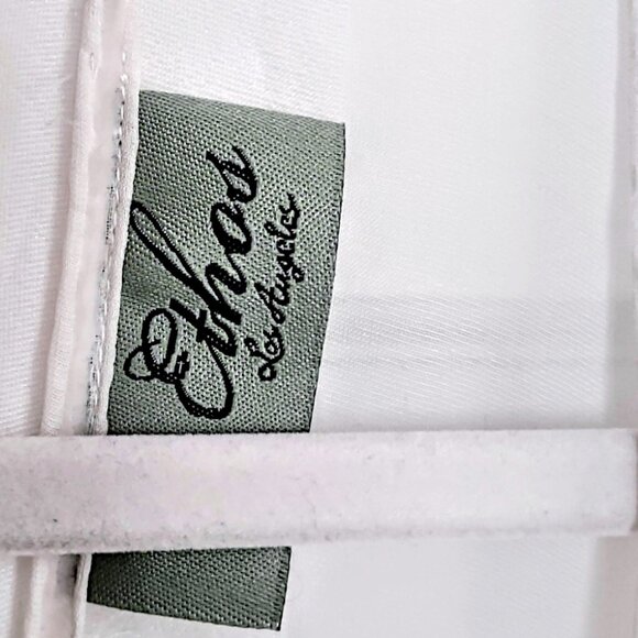 Ethos floral burnout velvet mesh fringed beaded embroidered lace trim kimono boh - Picture 9 of 9